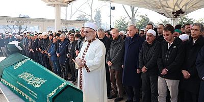 Cumhurbaşkanı Erdoğan, Kasım Yağcıoğlu'nun cenaze törenine katıldı