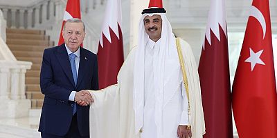 Cumhurbaşkanı Erdoğan, Katar Emiri Al Sani ile bir araya geldi