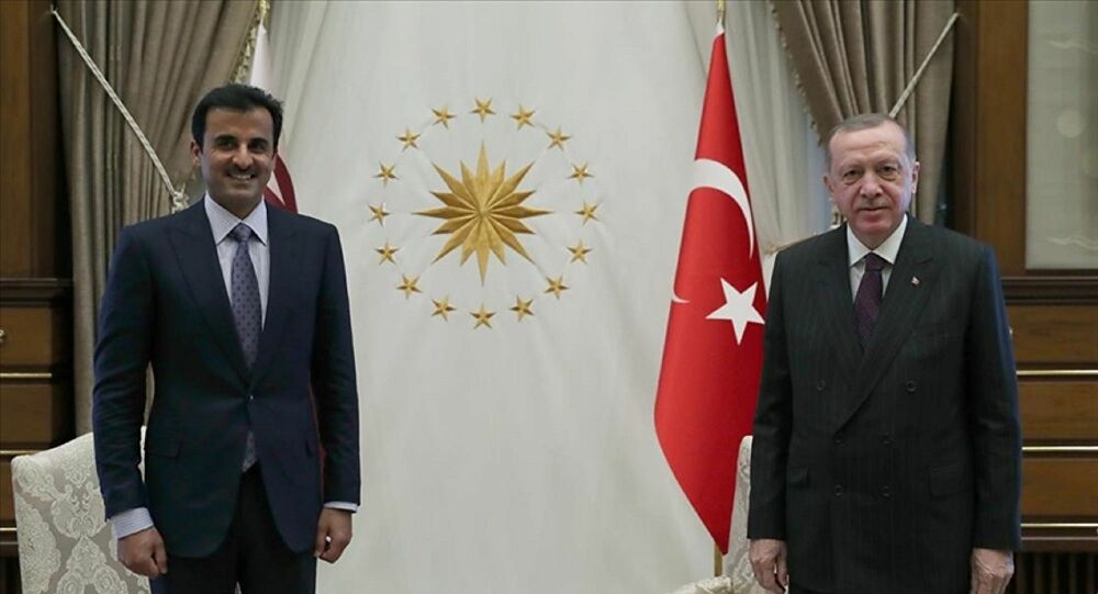 Cumhurbaşkanı Erdoğan, Katar Emiri Al Sani ile görüştü
