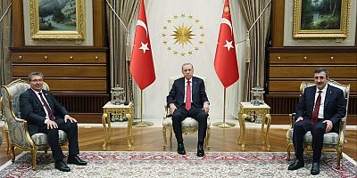 Cumhurbaşkanı Erdoğan, KKTC Başbakanı Üstel'i kabul etti