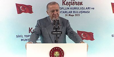 Cumhurbaşkanı Erdoğan: 