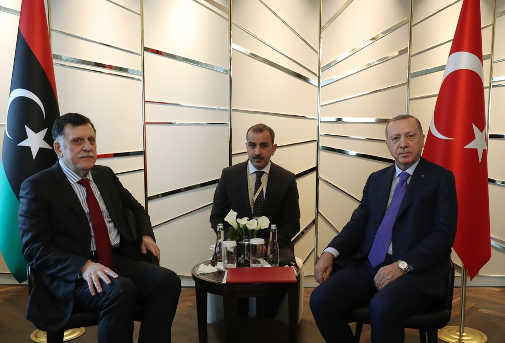 Cumhurbaşkanı Erdoğan, Libya Başbakanı Sarrac’ı kabul etti