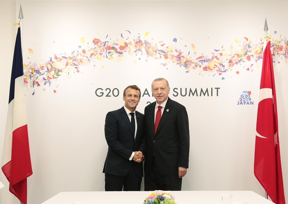 Cumhurbaşkanı Erdoğan, Macron İle Görüştü