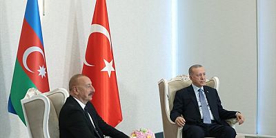 Cumhurbaşkanı Erdoğan, mevkidaşı Aliyev ile görüştü!