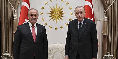 Cumhurbaşkanı Erdoğan, MGK Genel Sekreteri Hacımüftüoğlu'nu kabul etti