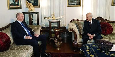 Cumhurbaşkanı Erdoğan, MHP lideri Bahçeli ile bir araya geldi