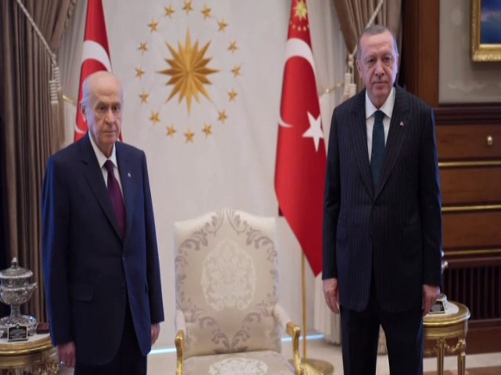 Cumhurbaşkanı Erdoğan, MHP Lideri Bahçeli’yi kabul etti