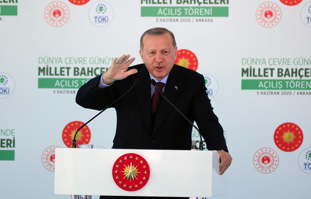 Cumhurbaşkanı Erdoğan, millet bahçelerini açtı
