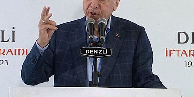 Cumhurbaşkanı Erdoğan muhalefete Denizli'den yüklendi: Eteğine yapışmadıkları terör örgütü kalmadı...