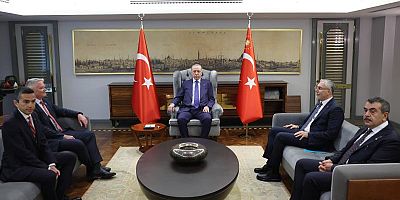 Cumhurbaşkanı Erdoğan OECD Genel Sekreteri Cormann'ı kabul etti