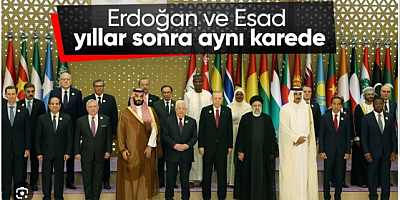 Cumhurbaşkanı Erdoğan Riyad'da: Liderler aile fotoğrafı çektirdi