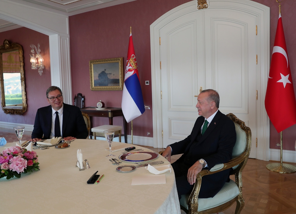 Cumhurbaşkanı Erdoğan, Sırbistan Cumhurbaşkanını kabul etti