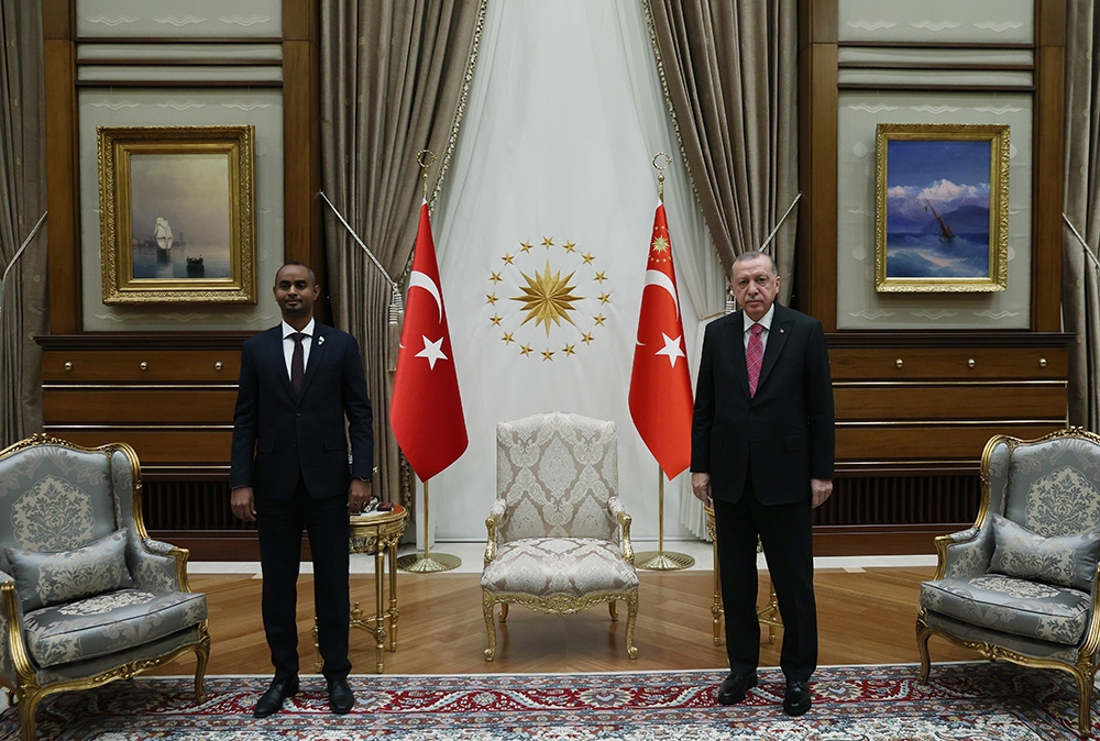 Cumhurbaşkanı Erdoğan, Somali Adalet Bakanı’nı kabul etti