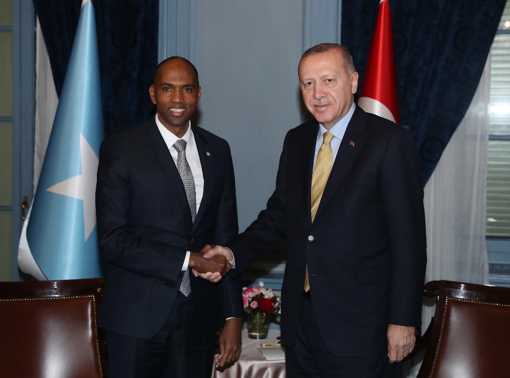 Cumhurbaşkanı Erdoğan, Somali Başbakanı Hayriyi Kabul Etti
