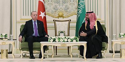 Cumhurbaşkanı Erdoğan, Suudi Arabistan  Prensi Selman ile görüştü