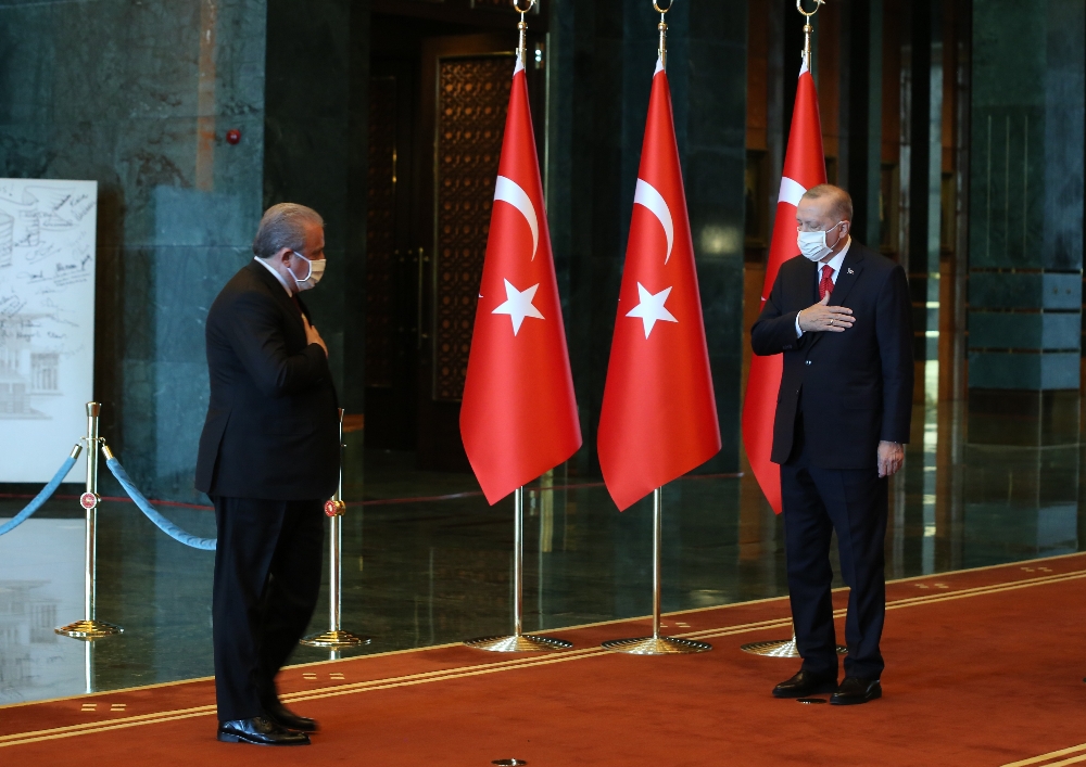 Cumhurbaşkanı Erdoğan, tebrikleri kabul etti