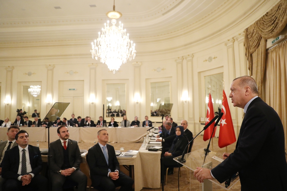 Cumhurbaşkanı Erdoğan, UID Avrupa Temsilcileri İle Görüştü
