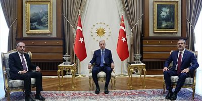 Cumhurbaşkanı Erdoğan, Ürdünlü yetkililer ve Hakan Fidan'ı kabul etti