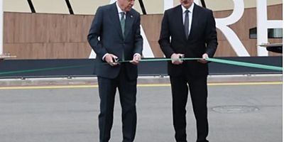 Cumhurbaşkanı Erdoğan ve Aliyev, Laçın  Havalimanı'nın açılışını yaptı