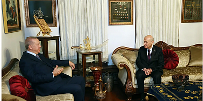 Cumhurbaşkanı Erdoğan  Devlet Bahçeli ile görüştü