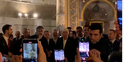 Cumhurbaşkanı Erdoğan ve Murat Kurum tekbirlerle uğurlandı