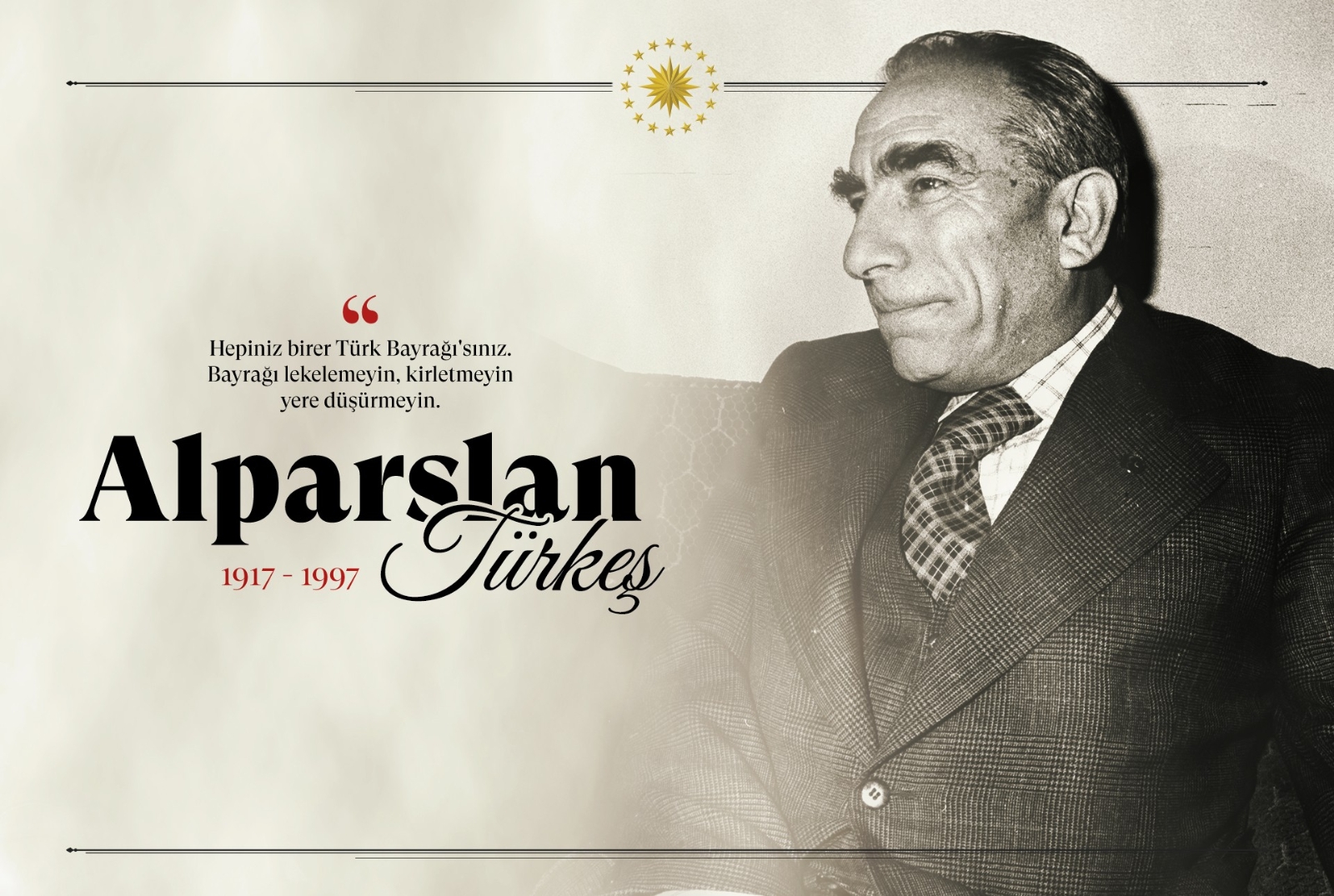 Cumhurbaşkanı Erdoğan, vefatının 24’üncü yılında Alparslan Türkeş’i andı