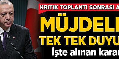 Cumhurbaşkanı Erdoğan yeni müjdeyi duyurdu! Vergi indirimlerini tek tek saydı