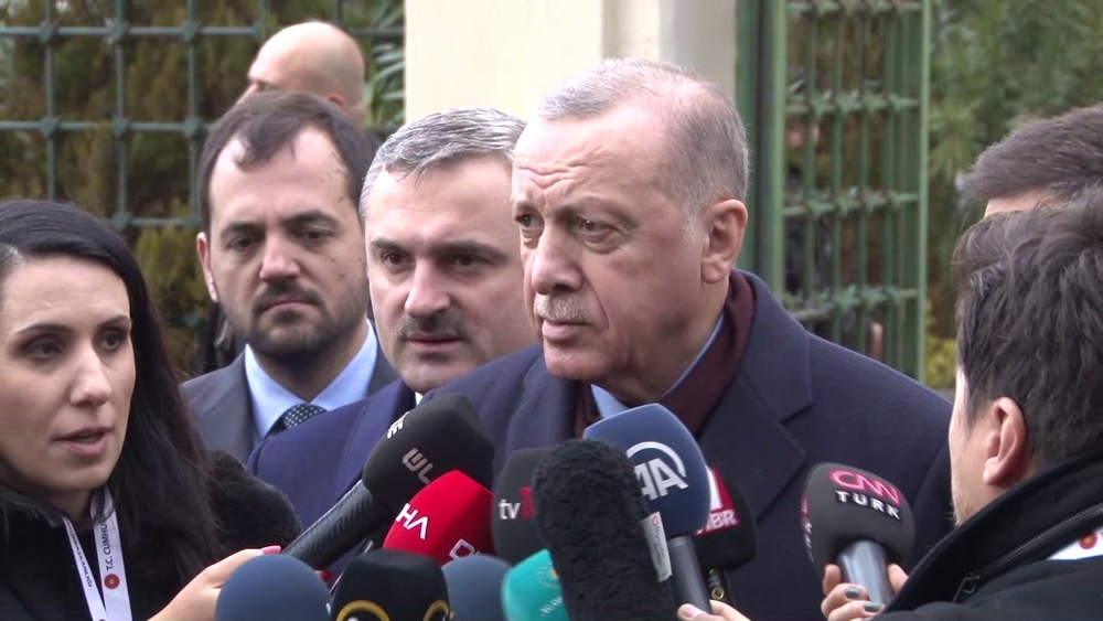 Cumhurbaşkanı Erdoğan;