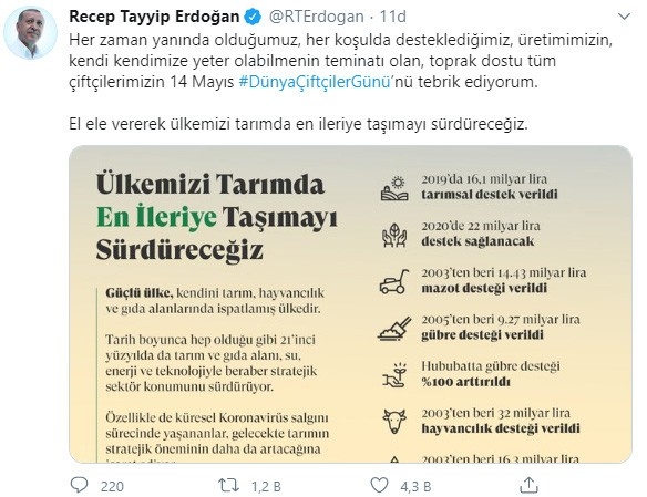 Cumhurbaşkanı Erdoğan’dan 