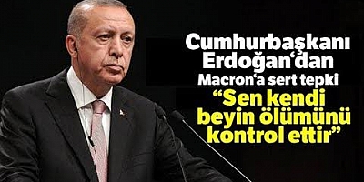 Cumhurbaşkanı Erdoğandan Macrona Sert Tepki