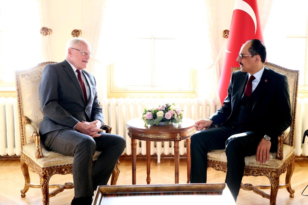 Cumhurbaşkanı Sözcüsü Kalın, ABD’nin Suriye Özel Temsilcisi Jeffrey ile görüştü