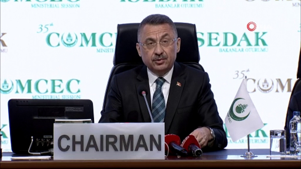 Cumhurbaşkanı Yardımcısı Oktay, İsedak 35. Toplantısı Bakanlar Çalışma Oturumuna Başkanlık Etti