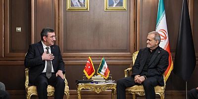 Cumhurbaşkanı Yardımcısı Yılmaz, İran Cumhurbaşkanı ile görüştü