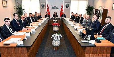 Cumhurbaşkanlığı Külliyesi'nde denetim ve teftiş toplantısı