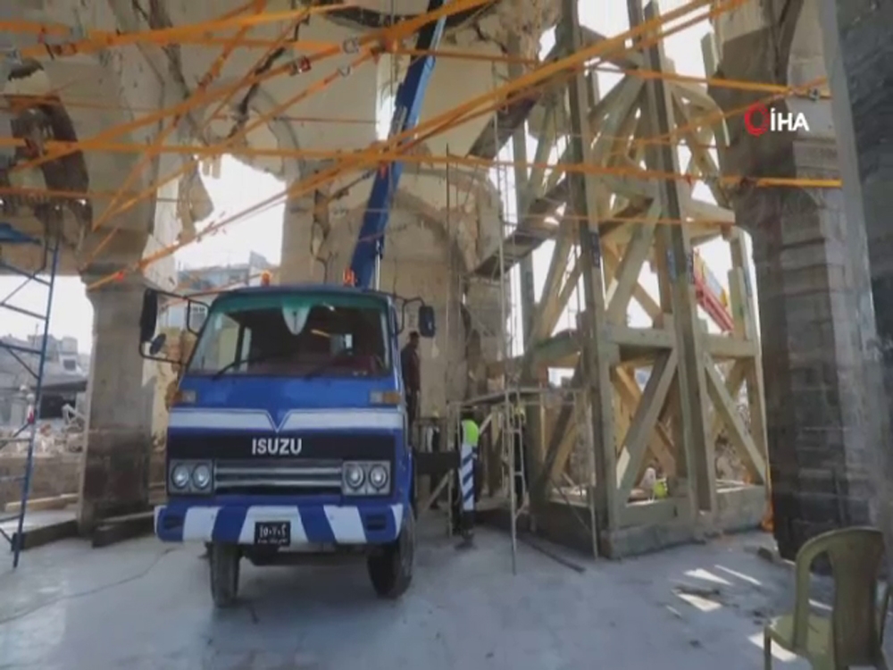 Deaşın Havaya Uçurduğu El Nuri Camii Yeniden Onarılıyor