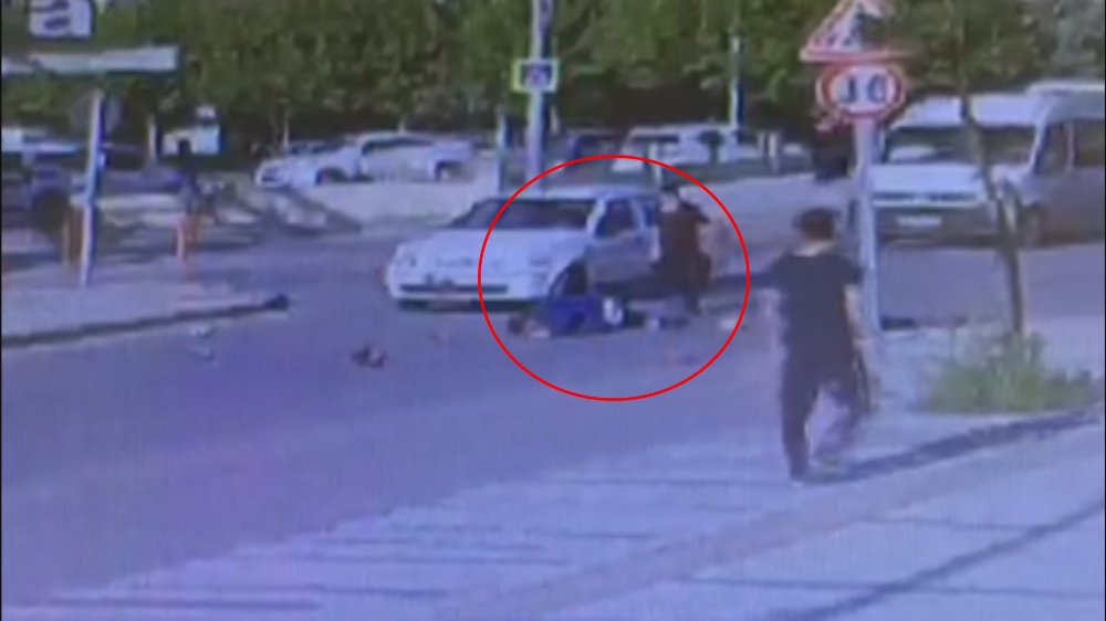 Dehşet veren kaza kameraya böyle yansıdı