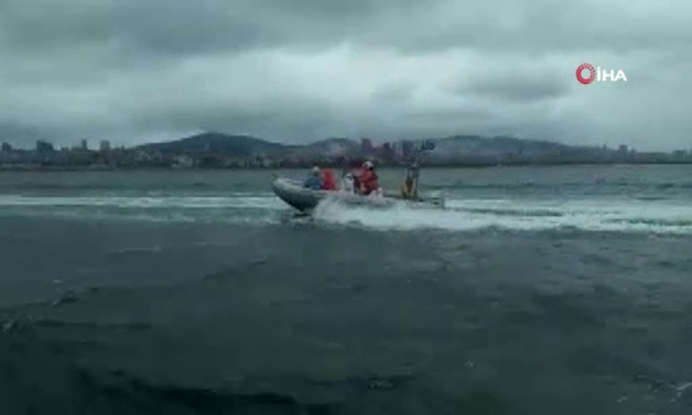 Denize atlayan kadın, 2 bin 500 metre açıkta kurtarıldı