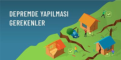  Deprem anından yapılması gerekenler nelerdir? 