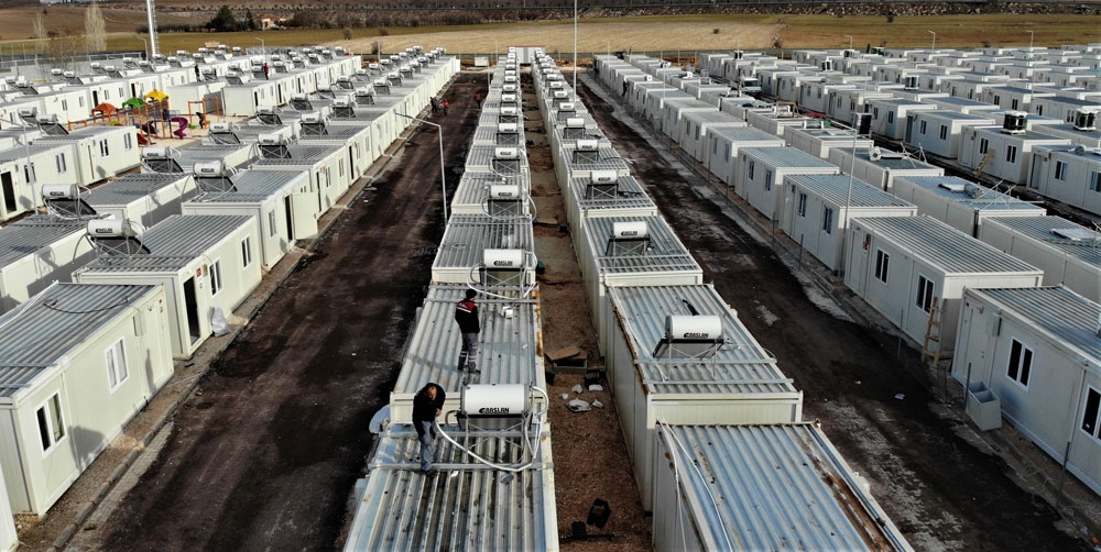 Deprem bölgesi Elazığ’da 3. konteyner kentte son aşamaya gelindi