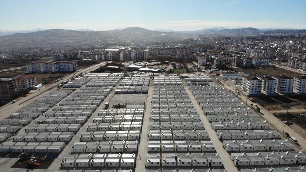 Deprem bölgesi Elazığ’da, konteyner evlerde yaşam