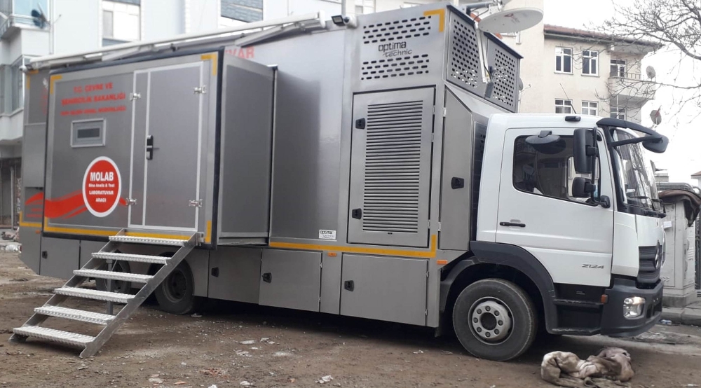 Deprem bölgesinde, riskli binalar MOLAB ile tespit ediliyor