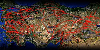 Deprem için en riskli il ve ilçeler ortaya çıktı! Diri fay hatları güncellendi