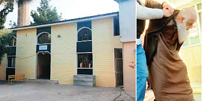 Depremzedelere sözde manevi destek veren Mossad ajanı camide vaaz vermiş