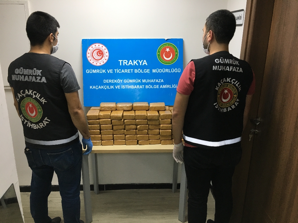 Dereköy Gümrük Kapısı’nda 50,9 kilo eroin ele geçirildi