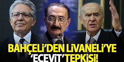 Devlet Bahçeli'den Livaneli'ye 'Ecevit' tepkisi