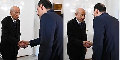 Devlet Bahçeli, İbrahim Kalın ile bir araya geldi