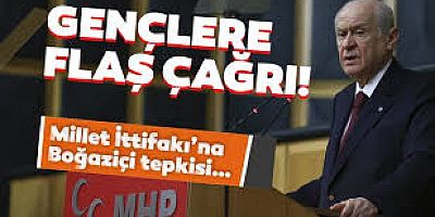 Devlet Bahçeli: Terör ajanları gençlerin peşinde