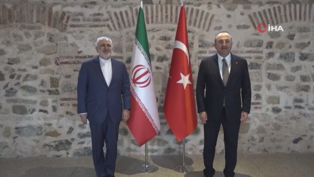 Dışişleri Bakan Çavuşoğlu, İranlı mevkidaşı Zarif ile görüştü