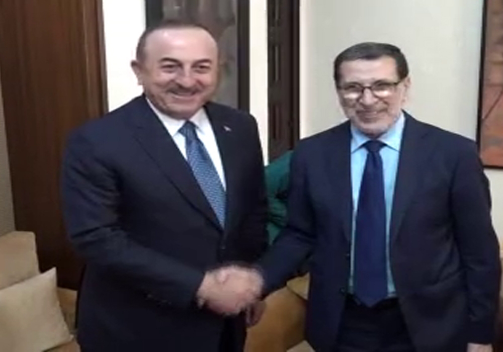 Dışişleri Bakanı Çavuşoğlu, Fas Hükümet Başkanı El Othmani İle Görüştü