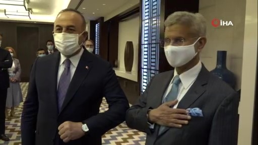 Dışişleri Bakanı Çavuşoğlu, Hindistanlı mevkidaşı Jaishankar ile görüştü